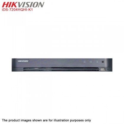 Hikvision ColorVu 1080p iDS-7204HQHI-K1/2S 4 Channel Up to 4MP H.265 CCTV Turbo HD DVR